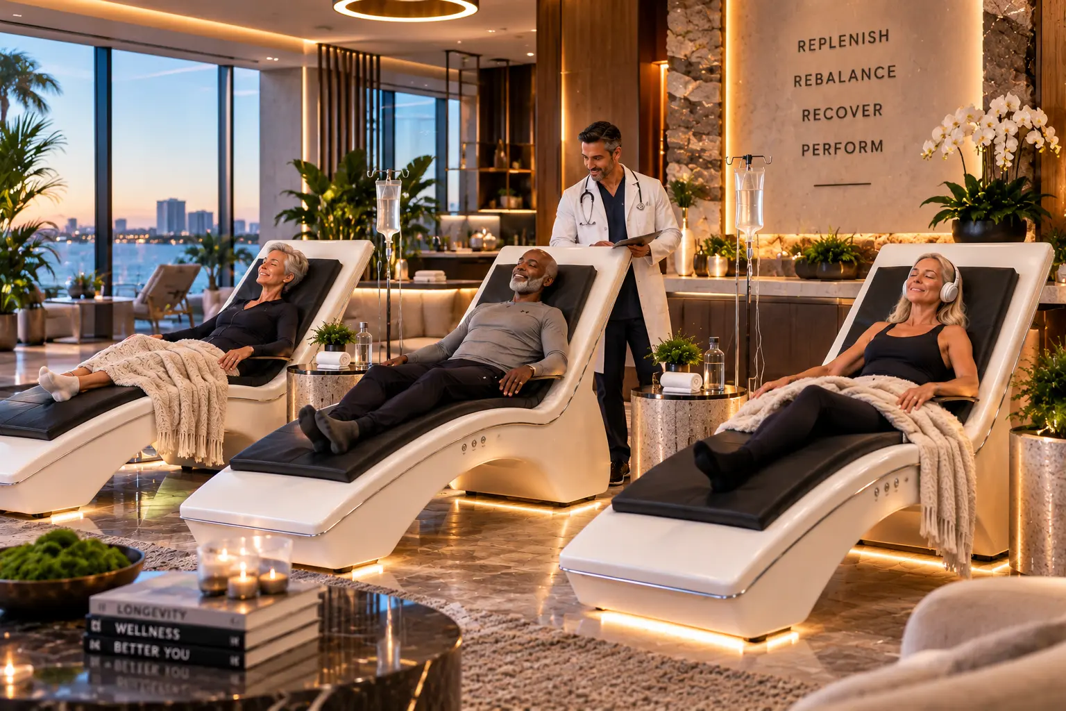 PureWave Infusion Lounger, view 1
